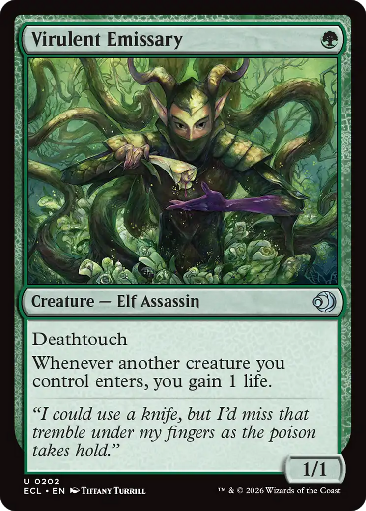 Magic: The Gathering - Virulent Emissary Foil - Lorwyn Eclipsed