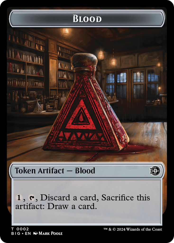 Magic: The Gathering - Blood Token - The Big Score Tokens