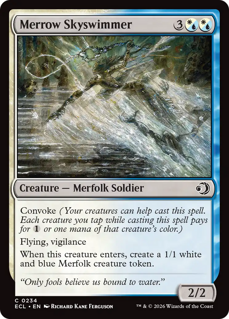 Magic: The Gathering - Merrow Skyswimmer Foil - Lorwyn Eclipsed