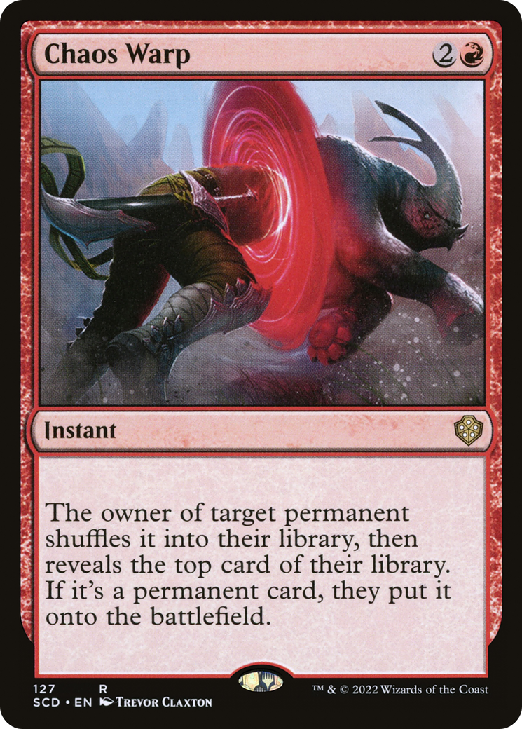 Magic: The Gathering - Chaos Warp - Starter Commander Decks
