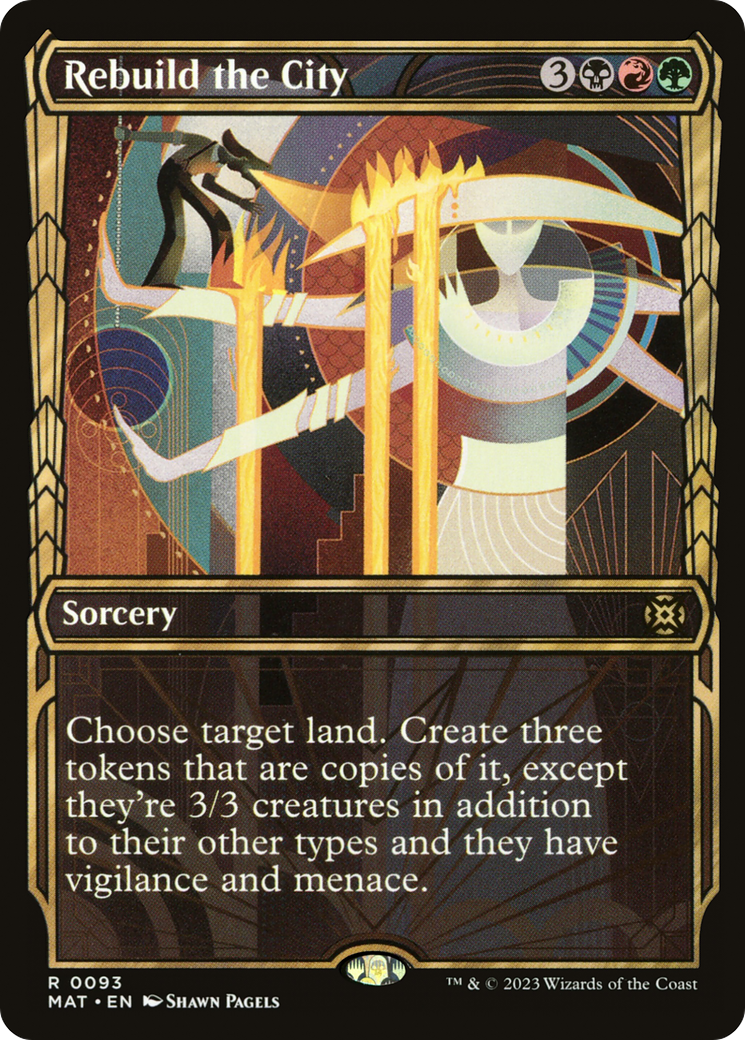 Magic: The Gathering - Rebuild the City Foil - March of the Machine: The Aftermath