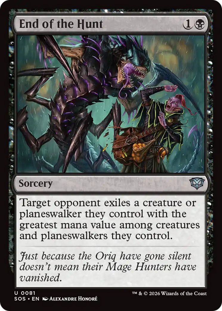 Magic: The Gathering - End of the Hunt - Secrets of Strixhaven