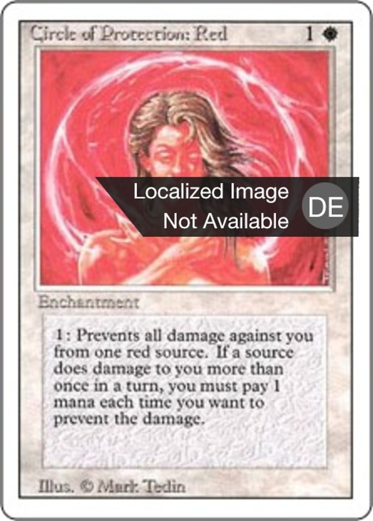 Magic: The Gathering - Schutzkreis gegen Rot - Revised Edition