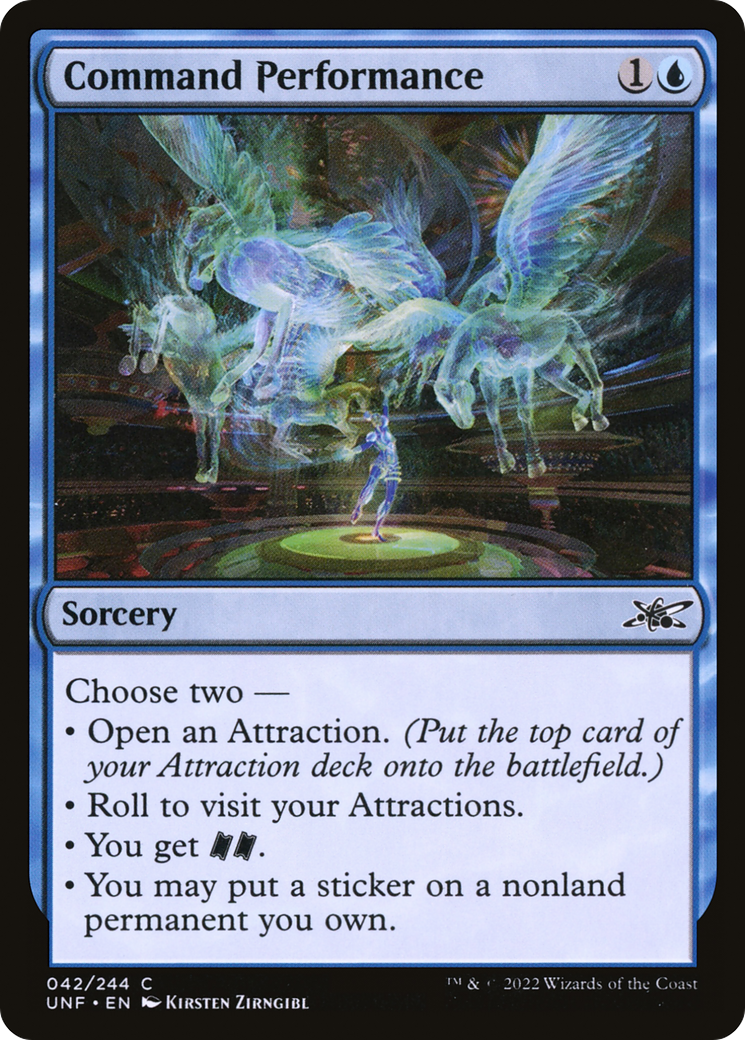 Magic: The Gathering - Command Performance Foil - Unfinity