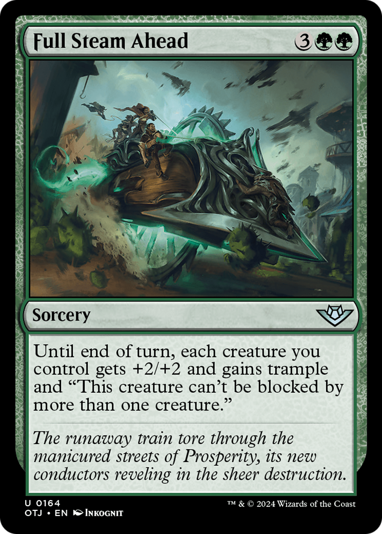 Magic: The Gathering - Full Steam Ahead Foil - Outlaws of Thunder Junction