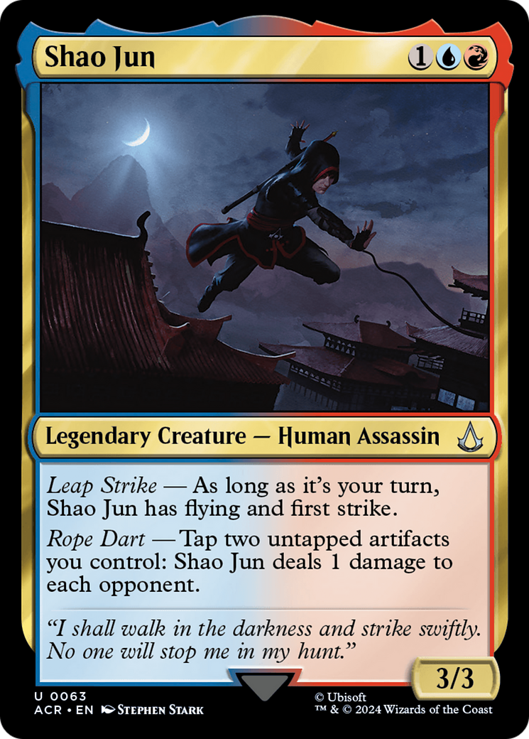 Magic: The Gathering - Shao Jun Foil - Assassin's Creed