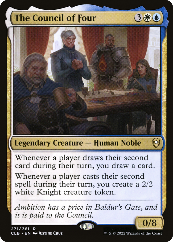 Magic: The Gathering - The Council of Four - Commander Legends: Battle for Baldur's Gate