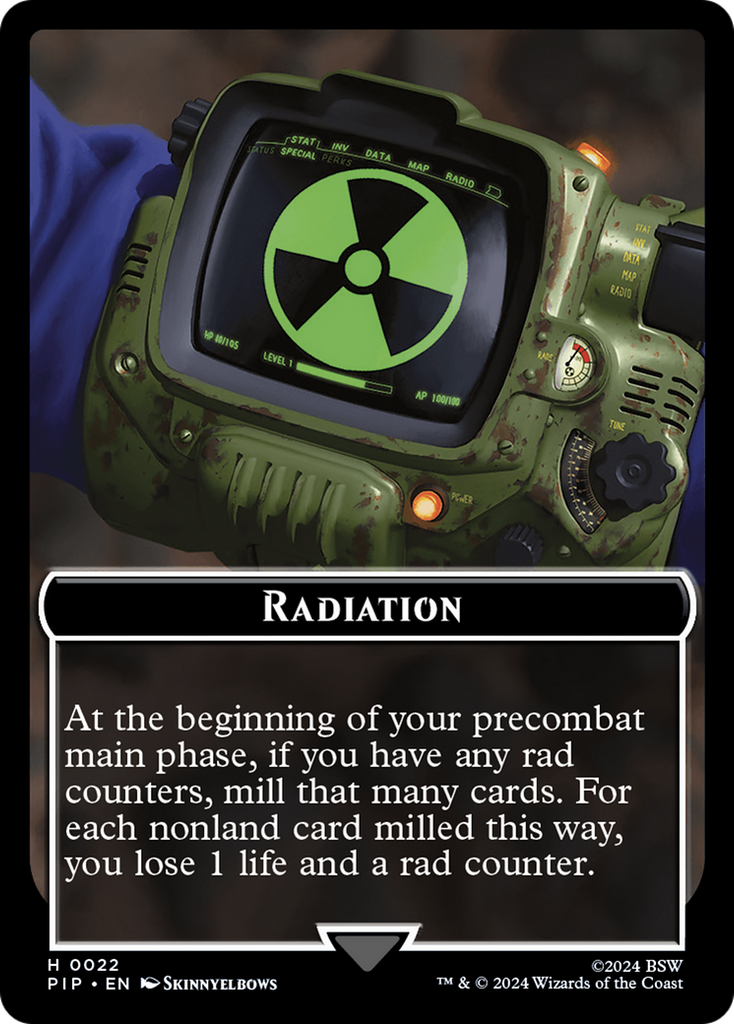 Magic: The Gathering - Radiation - Fallout Tokens