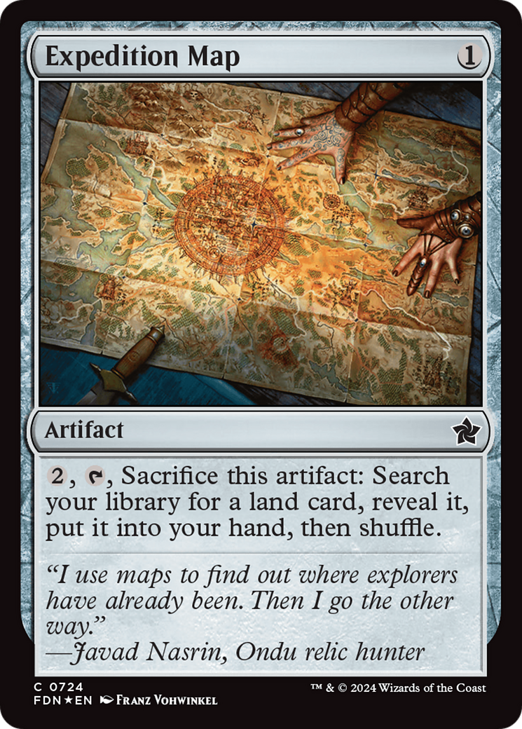 Magic: The Gathering - Expedition Map Foil - Foundations