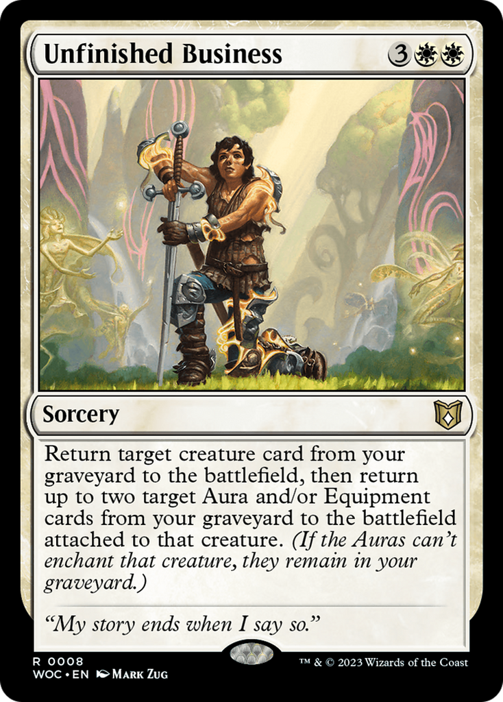 Magic: The Gathering - Unfinished Business - Wilds of Eldraine Commander