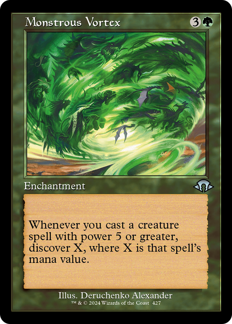 Magic: The Gathering - Monstrous Vortex Foil - Modern Horizons 3