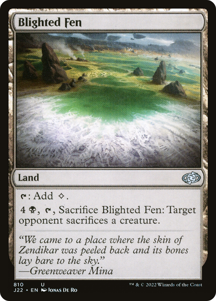 Magic: The Gathering - Blighted Fen - Jumpstart 2022