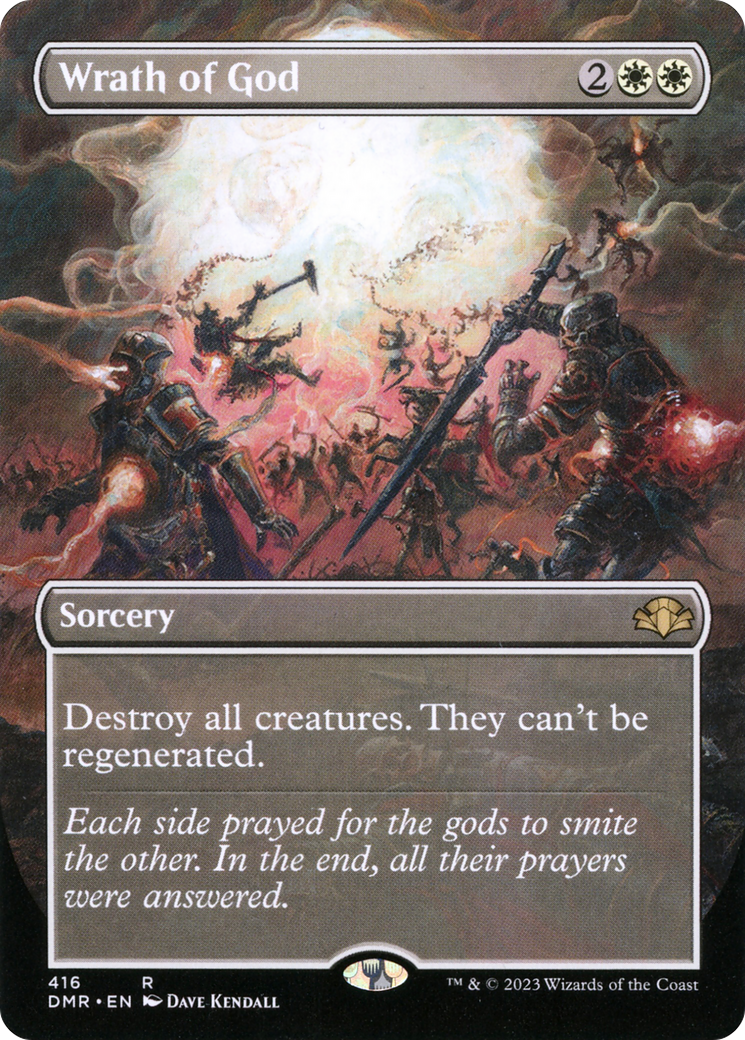 Magic: The Gathering - Wrath of God Foil - Dominaria Remastered