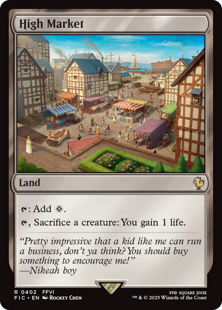 Magic: The Gathering - High Market - Final Fantasy Commander