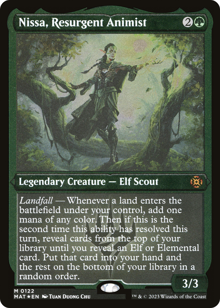 Magic: The Gathering - Nissa, Resurgent Animist Foil - March of the Machine: The Aftermath