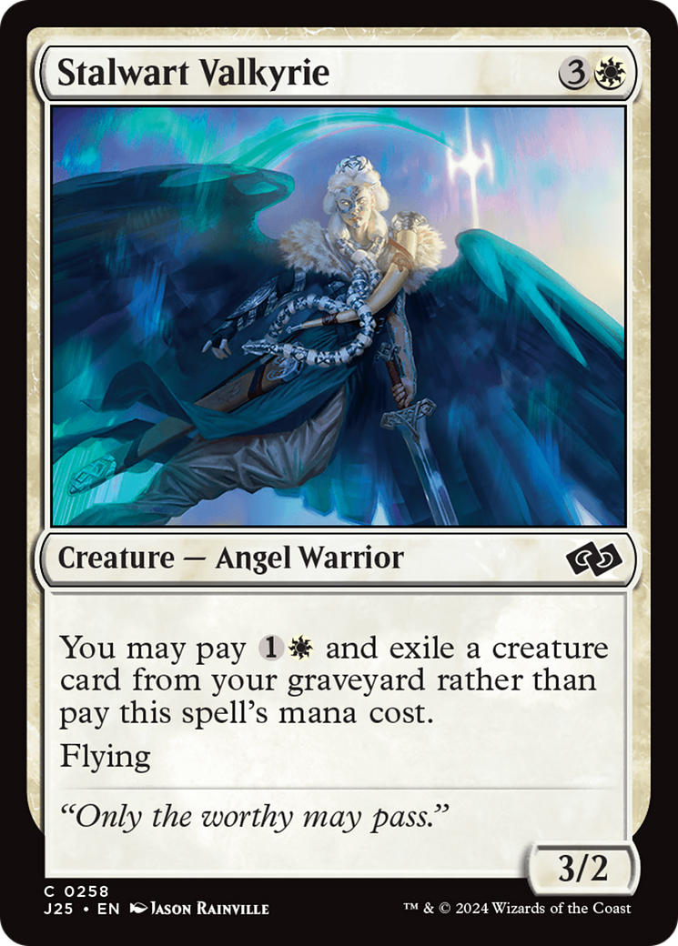 Magic: The Gathering - Stalwart Valkyrie - Foundations Jumpstart