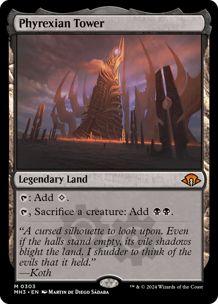 Magic: The Gathering - Phyrexian Tower Foil - Modern Horizons 3