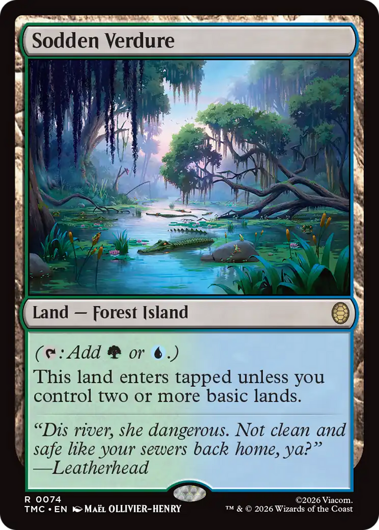 Magic: The Gathering - Sodden Verdure - Teenage Mutant Ninja Turtles Eternal