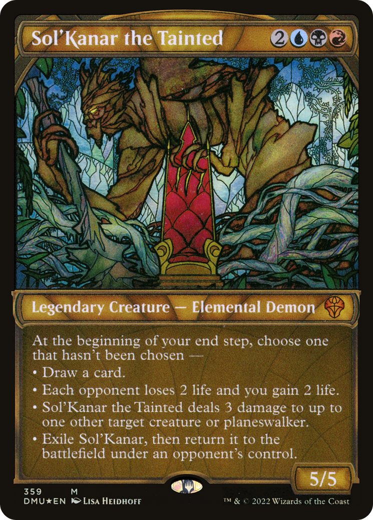 Magic the Gathering - Sol'Kanar the Tainted Foil - Dominaria United