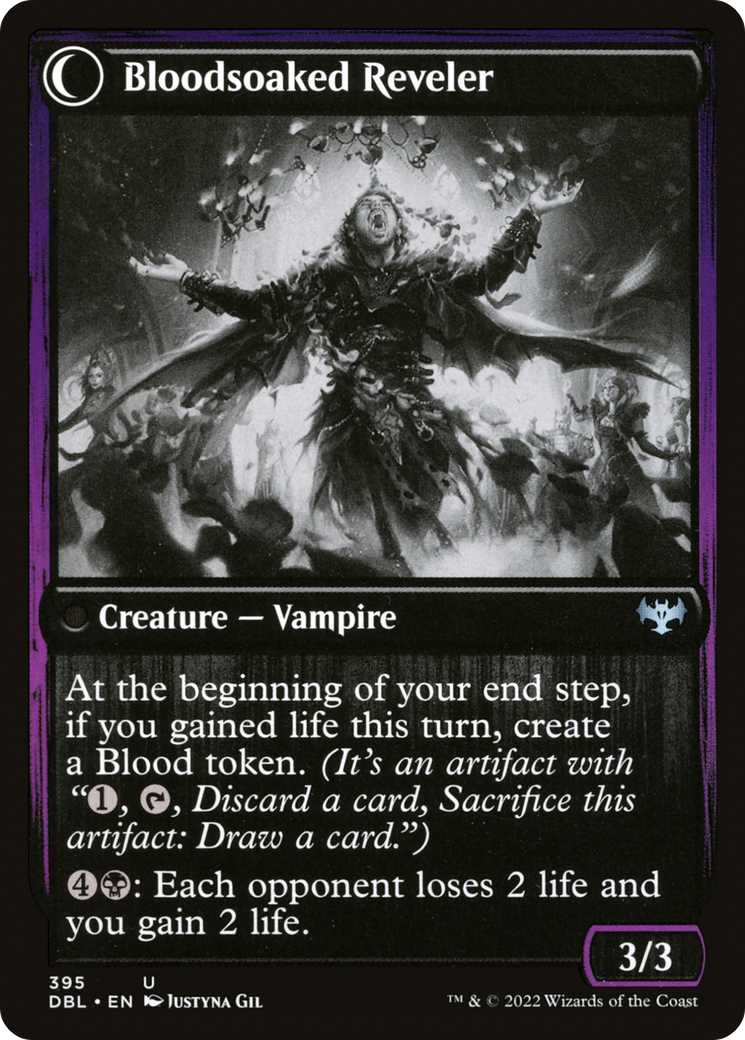 Magic: The Gathering - Restless Bloodseeker // Bloodsoaked Reveler Foil - Innistrad: Double Feature