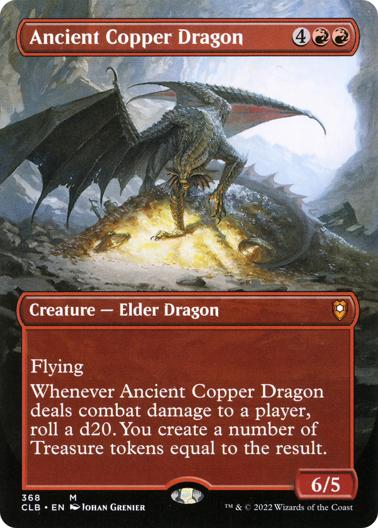 Magic: The Gathering - Ancient Copper Dragon - Commander Legends: Battle for Baldur's Gate