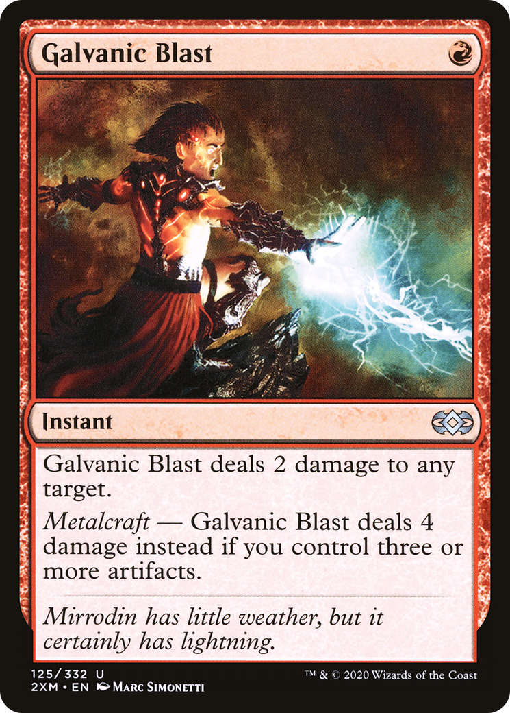 Magic: The Gathering - Galvanic Blast Foil - Double Masters