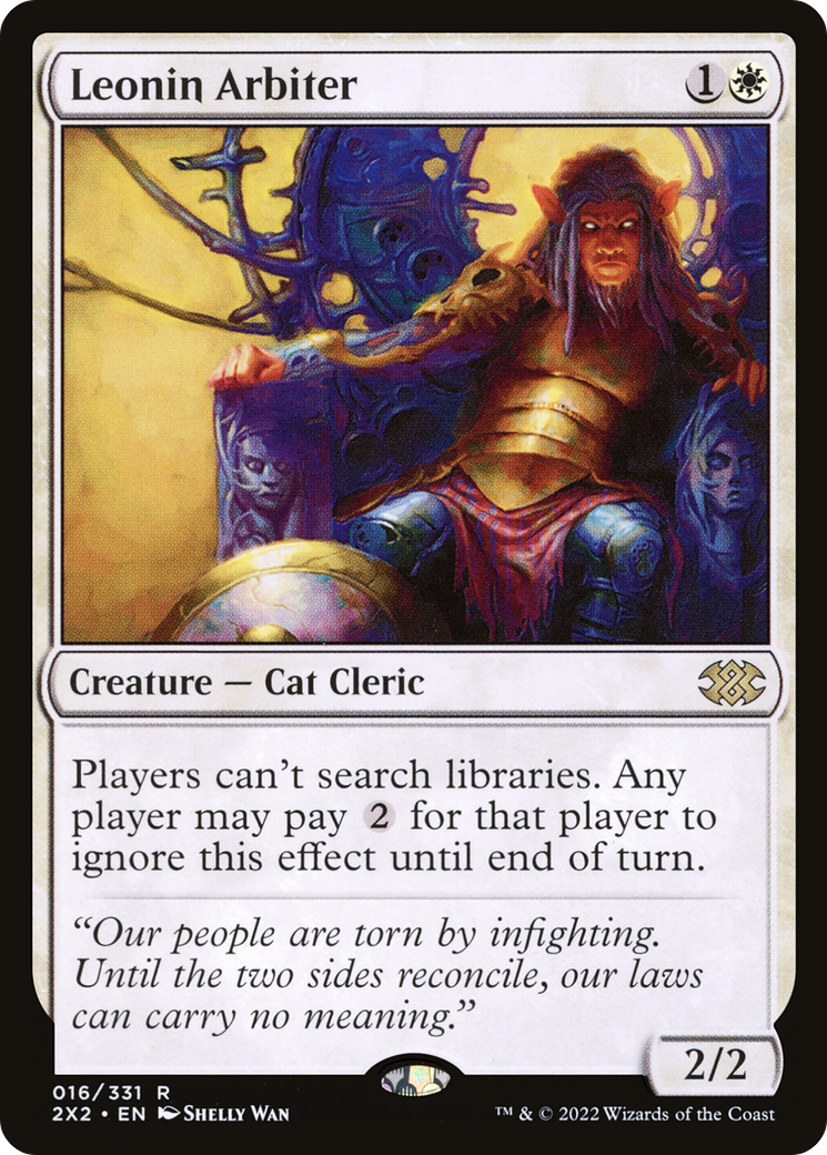 Magic: The Gathering - Leonin Arbiter - Double Masters 2022