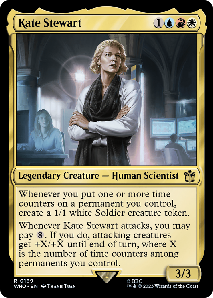 Magic: The Gathering - Kate Stewart Foil - Doctor Who