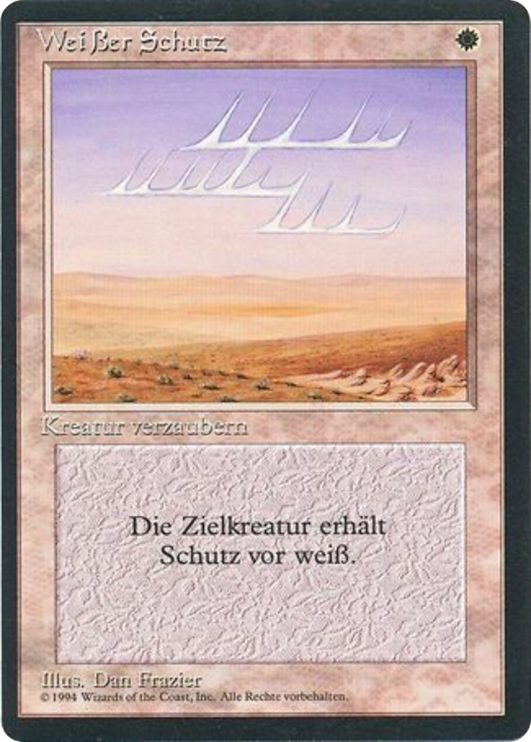Magic: The Gathering - Weißer Schutz - Foreign Black Border
