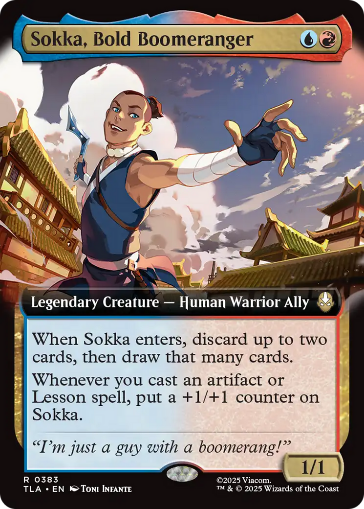 Magic: The Gathering - Sokka, Bold Boomeranger - Avatar: The Last Airbender