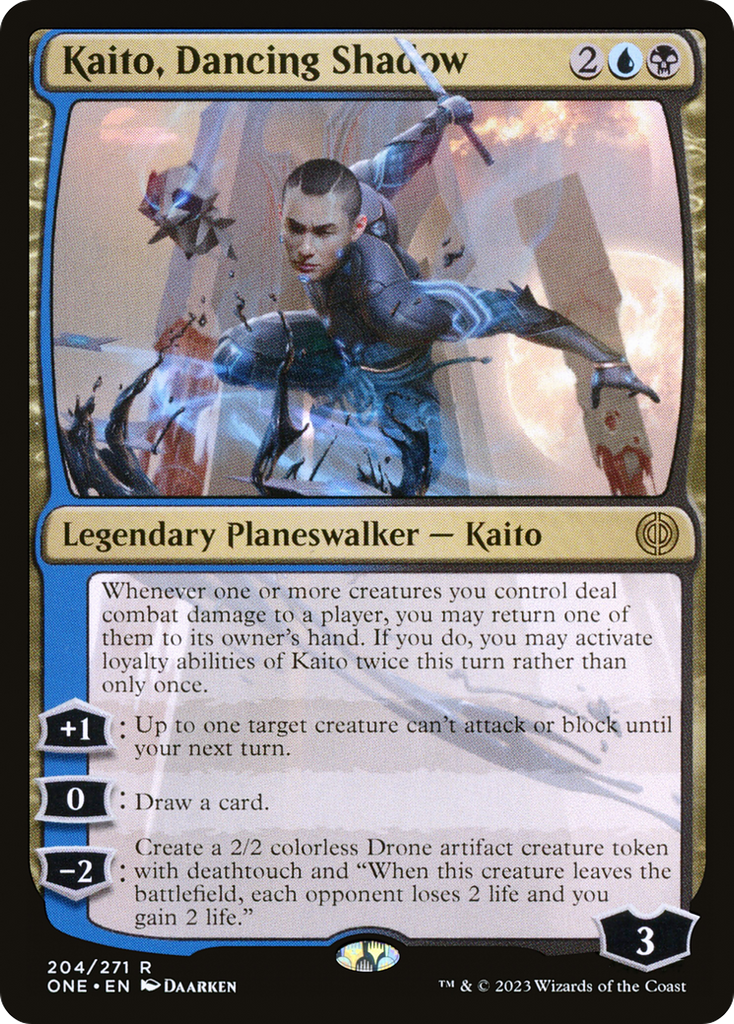 Magic: The Gathering - Kaito, Dancing Shadow - Phyrexia: All Will Be One