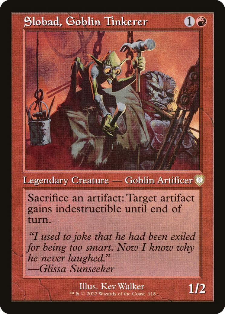 Magic: The Gathering - Slobad, Goblin Tinkerer - The Brothers' War Commander