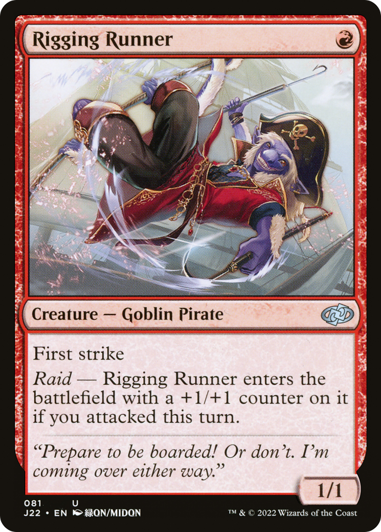 Magic: The Gathering - Rigging Runner - Jumpstart 2022