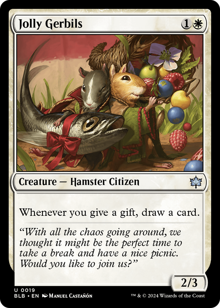 Magic: The Gathering - Jolly Gerbils Foil - Bloomburrow