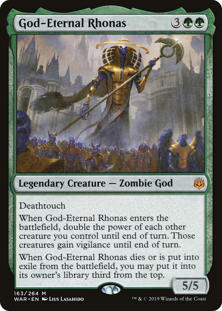 Magic: The Gathering - God-Eternal Rhonas Foil - War of the Spark