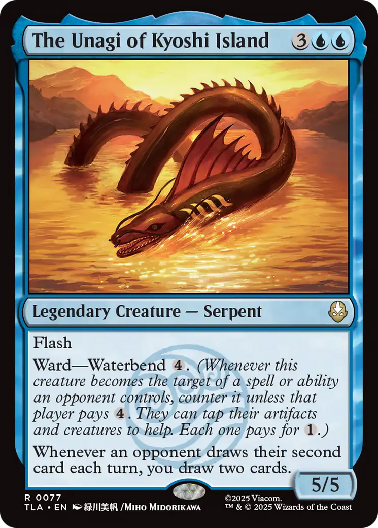 Magic: The Gathering - The Unagi of Kyoshi Island Foil - Avatar: The Last Airbender