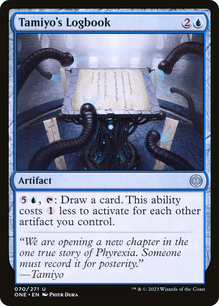 Magic: The Gathering - Tamiyo's Logbook Foil - Phyrexia: All Will Be One