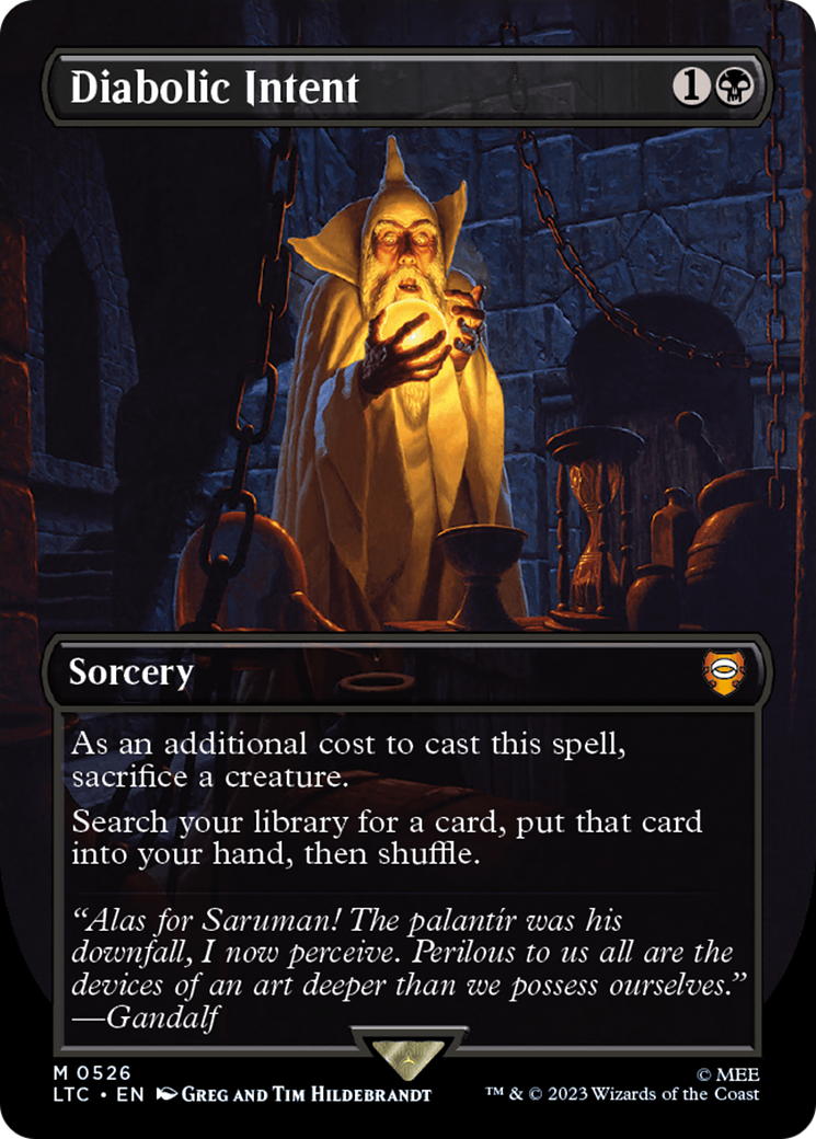 Magic: The Gathering - Diabolic Intent - Tales of Middle-earth Commander