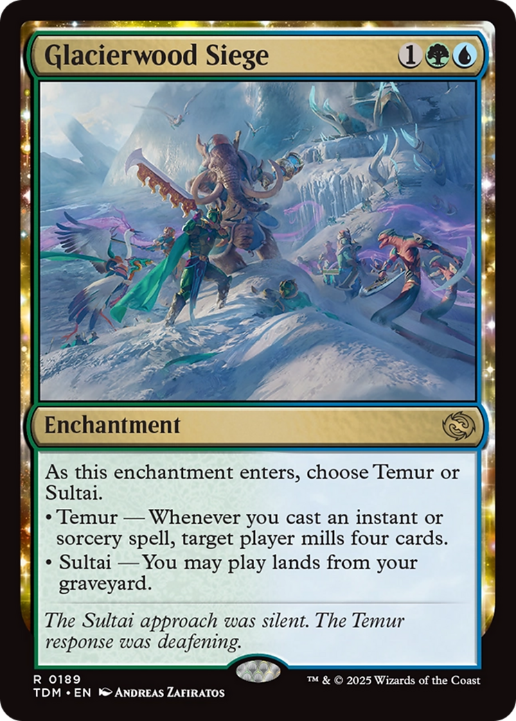 Magic: The Gathering - Glacierwood Siege Foil - Tarkir: Dragonstorm