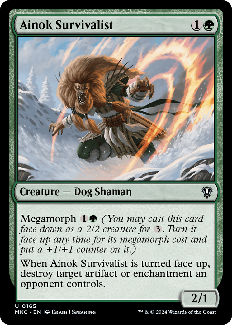 Magic: The Gathering - Ainok Survivalist - Murders at Karlov Manor Commander
