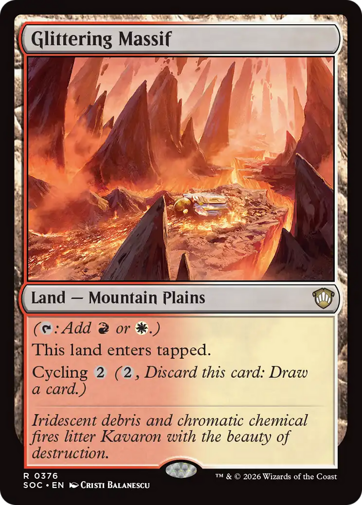 Magic: The Gathering - Glittering Massif - Secrets of Strixhaven Commander