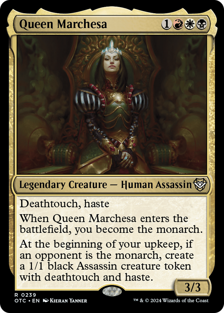 Magic: The Gathering - Queen Marchesa - Outlaws of Thunder Junction Commander