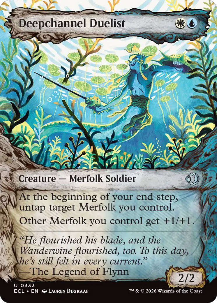 Magic: The Gathering - Deepchannel Duelist - Lorwyn Eclipsed