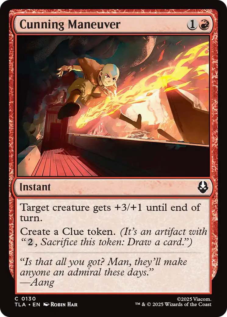 Magic: The Gathering - Cunning Maneuver Foil - Avatar: The Last Airbender