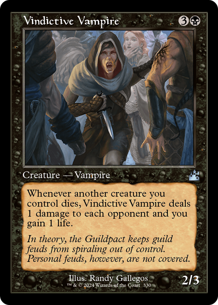 Magic: The Gathering - Vindictive Vampire Foil - Ravnica Remastered