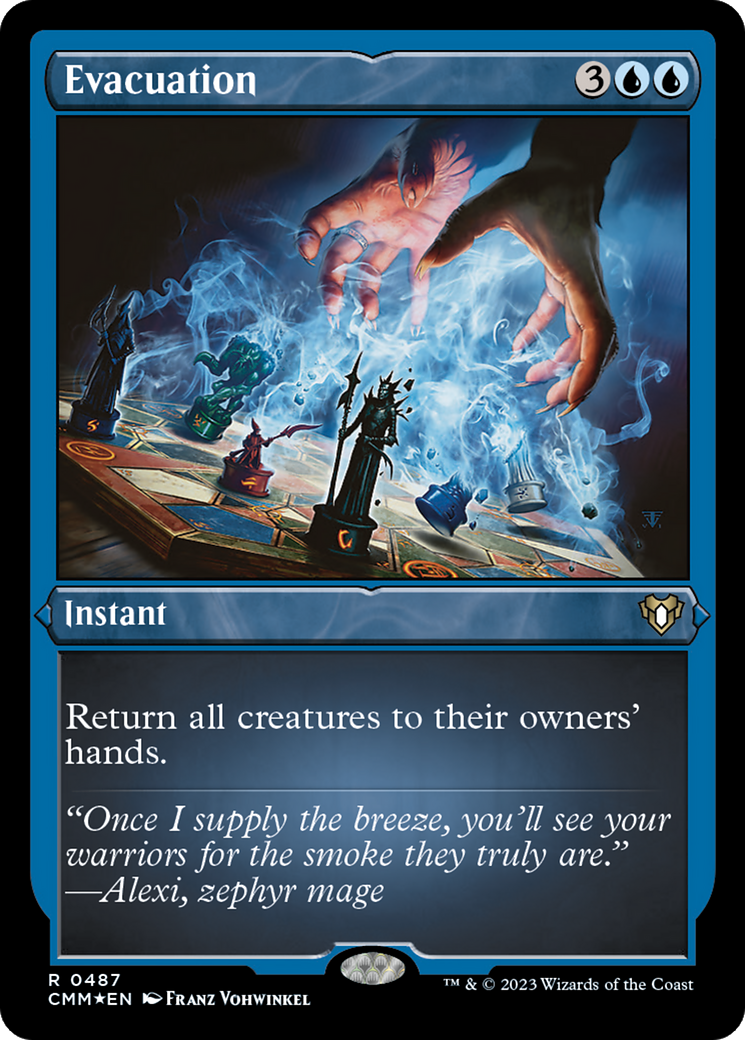 Magic: The Gathering - Evacuation Foil - Commander Masters