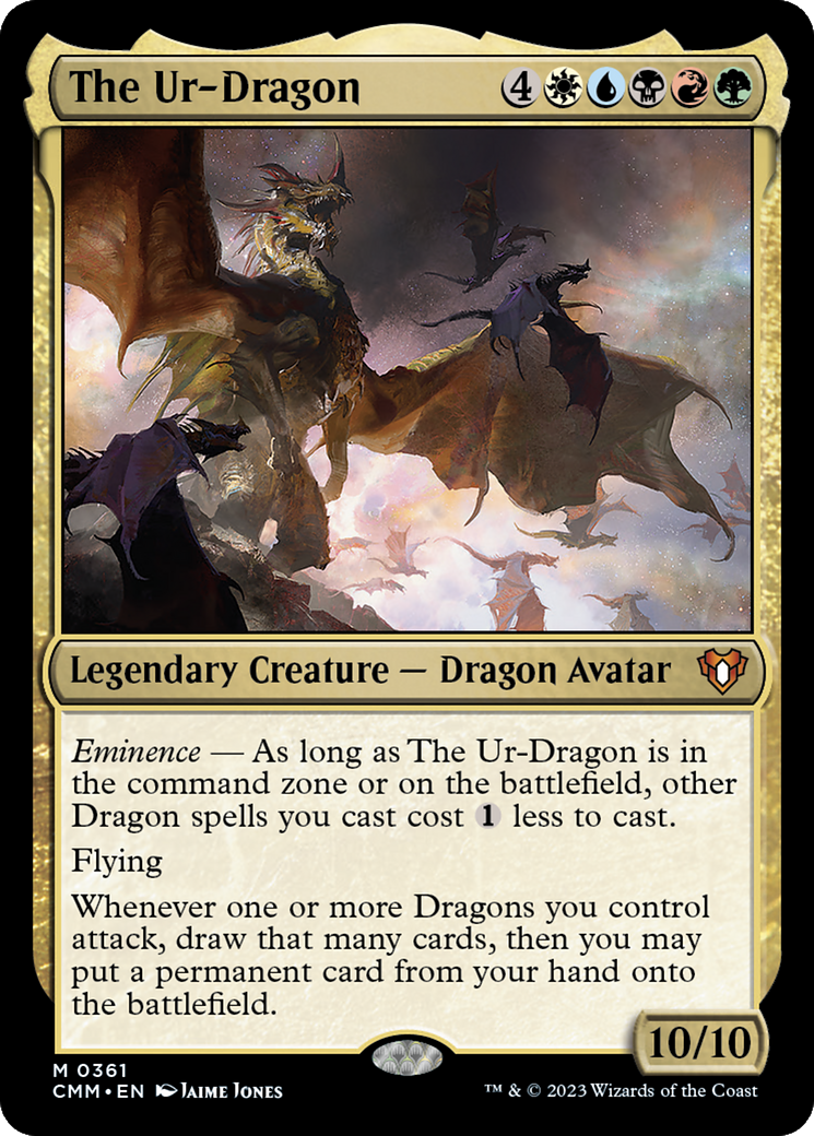 Magic: The Gathering - The Ur-Dragon Foil - Commander Masters