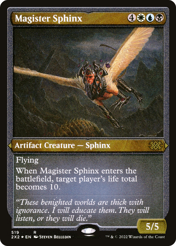 Magic: The Gathering - Magister Sphinx Foil - Double Masters 2022