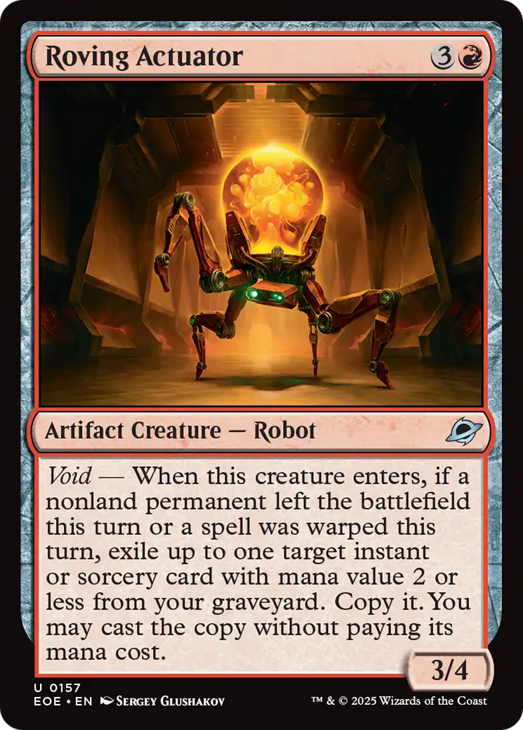 Magic: The Gathering - Roving Actuator - Edge of Eternities