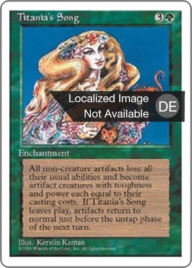 Magic: The Gathering - Titanias Lied - Fourth Edition